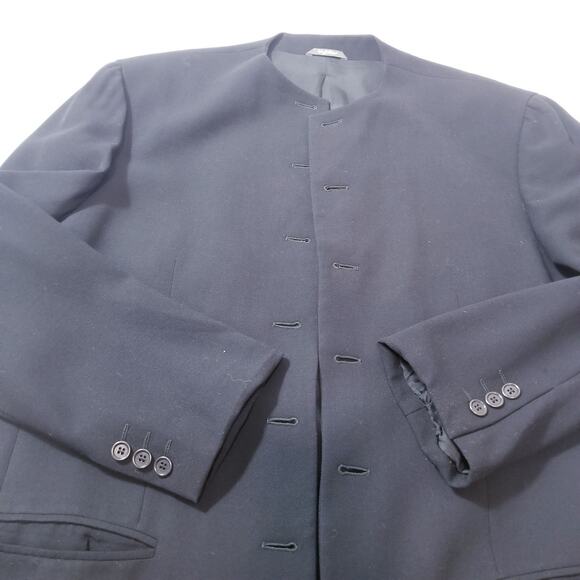 Vintage BYBLOS Wool Blend Black Blazer Jacket - Picture 11 of 13